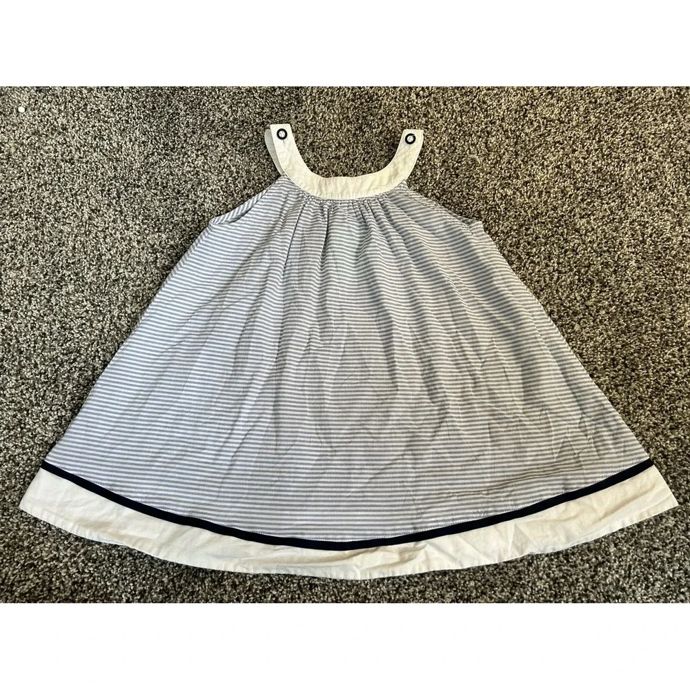 K44‎ Janie and Jack size 3 dress beach cover nautical light